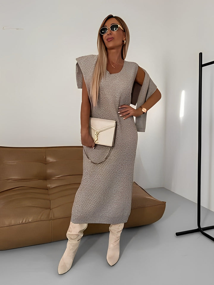 Cherice - Elegante, morbido set lavorato a maglia per donne 1