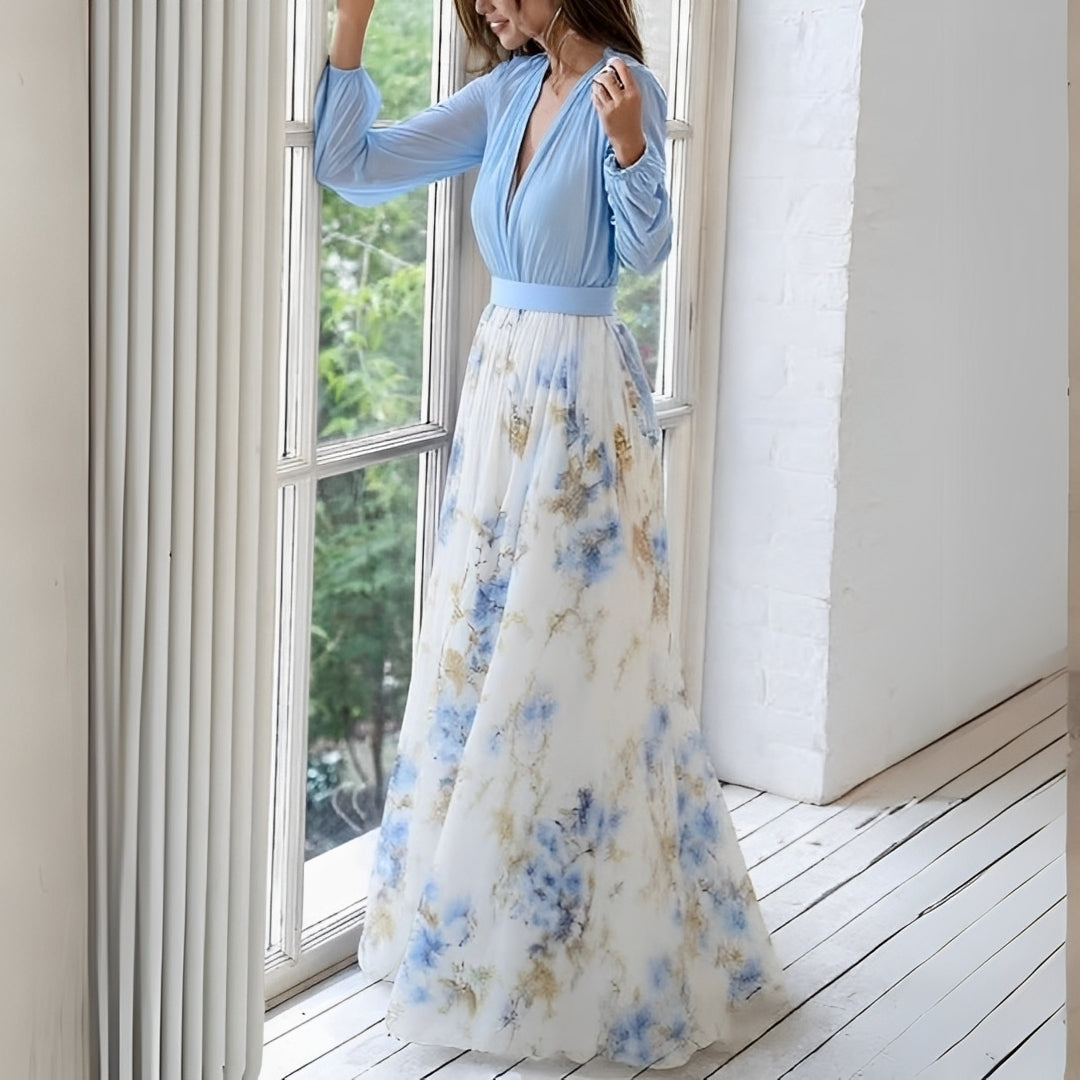 Cherise - Abito lungo alla moda con stampa floreale 2