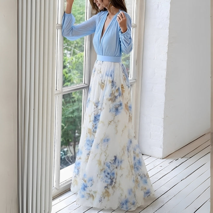 Cherise - Abito lungo alla moda con stampa floreale 2