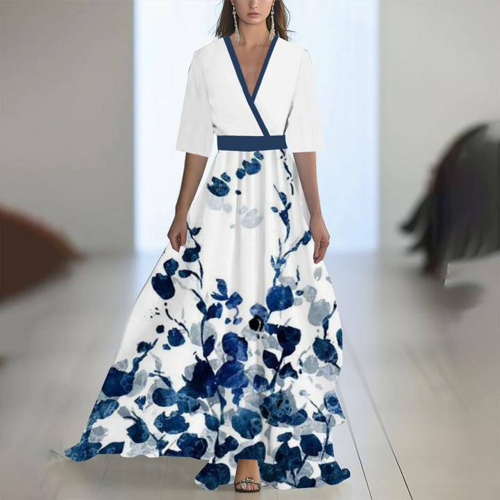 Cherise - Abito lungo alla moda con stampa floreale 4