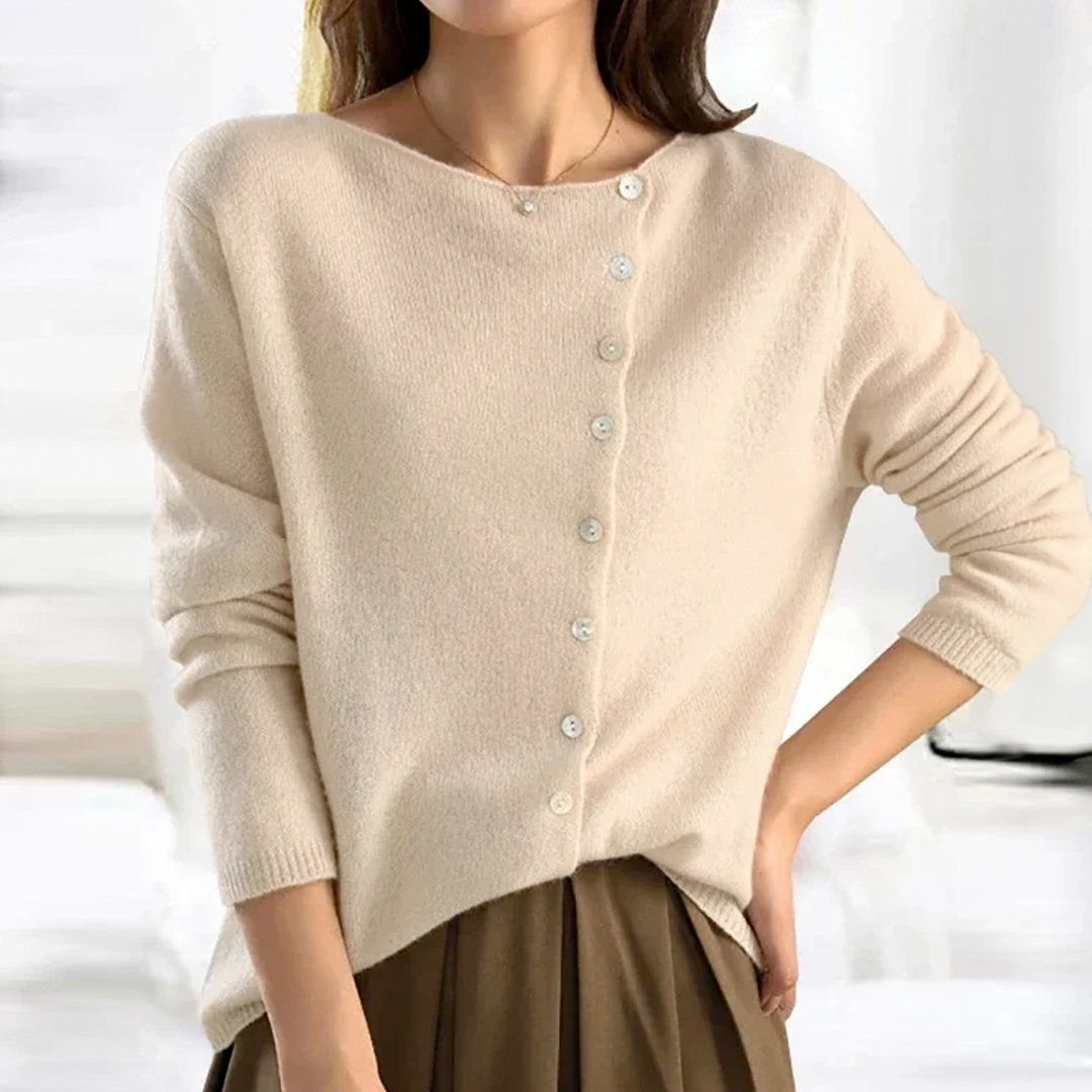 Clara | elegante giacca in maglia 0