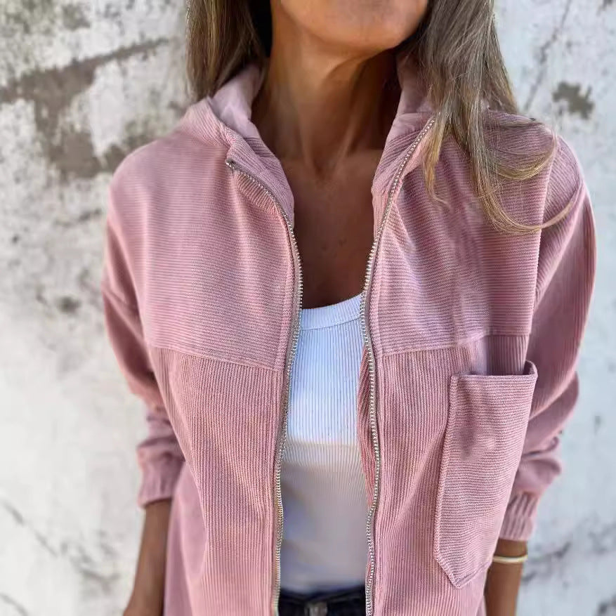 Clémence | Giacca in velluto confortevole 8