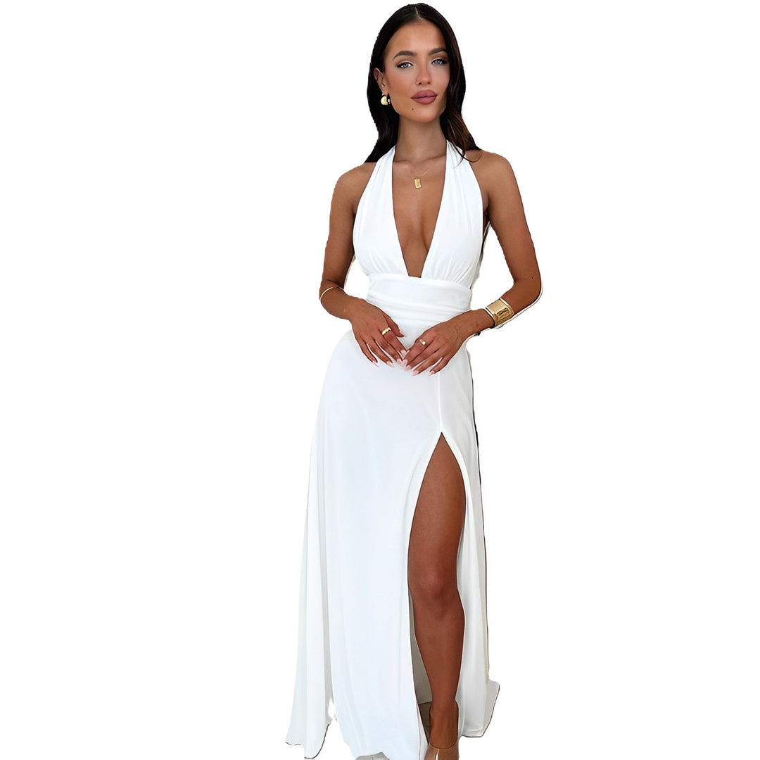 Clemency - Abito alla moda halter per donne 0
