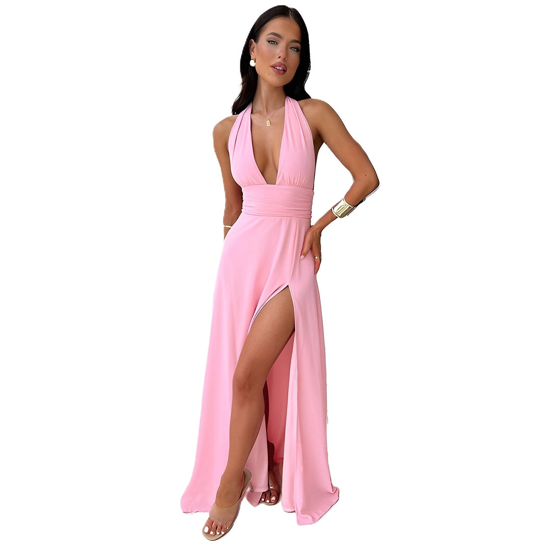 Clemency - Abito alla moda halter per donne 6