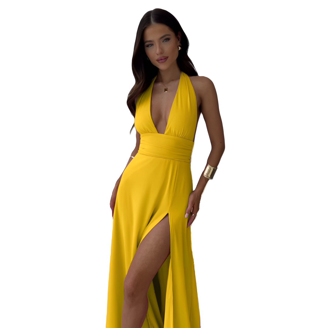 Clemency - Abito alla moda halter per donne 7