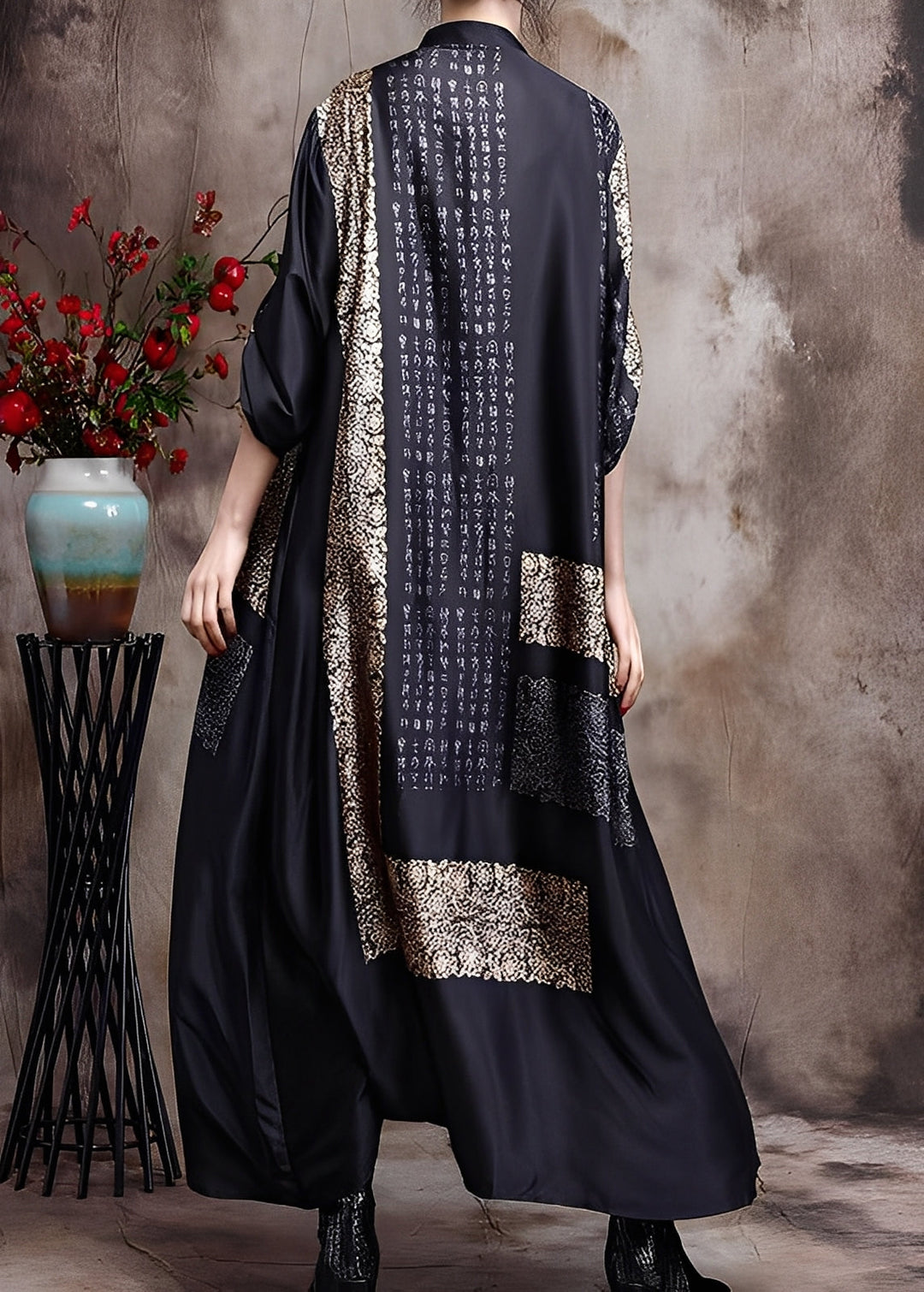 Collins - Elegante abito lungo con stampa per donne 1
