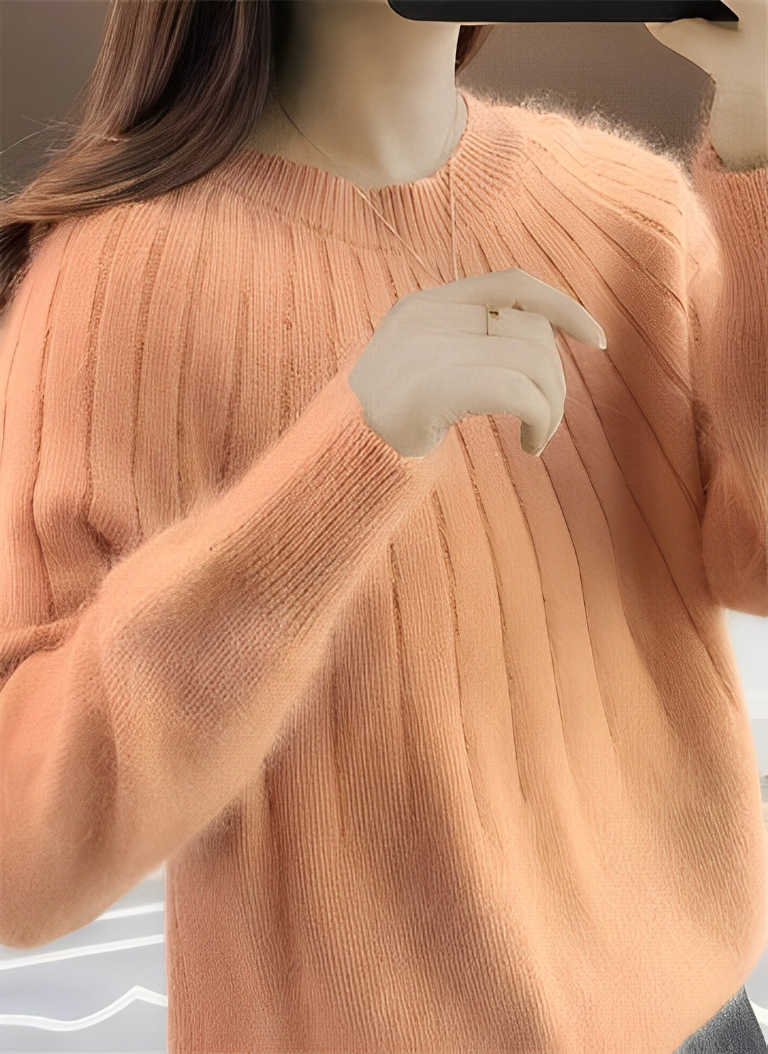 Cornelia - Maglione in cashmere da donna casual con vestibilità comoda 4