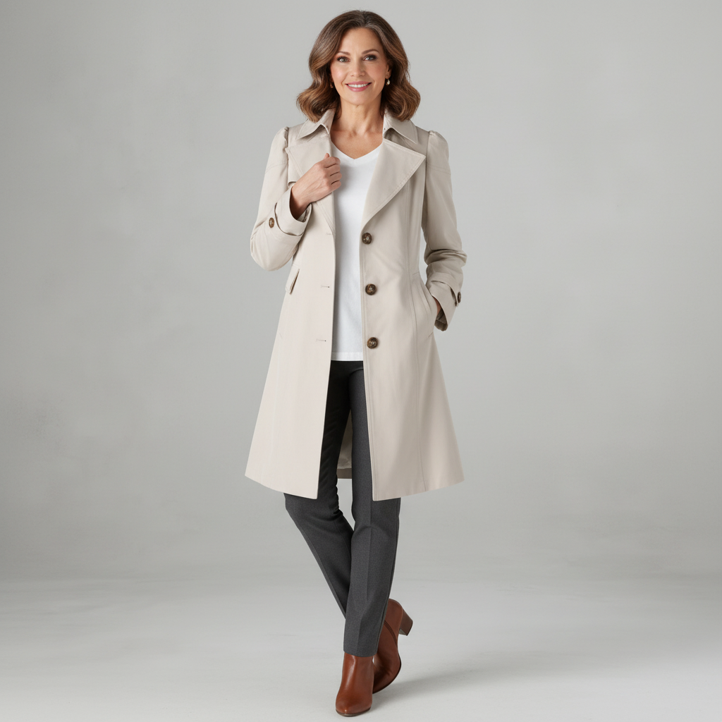 Daniela – Trench Elegante Classico 5