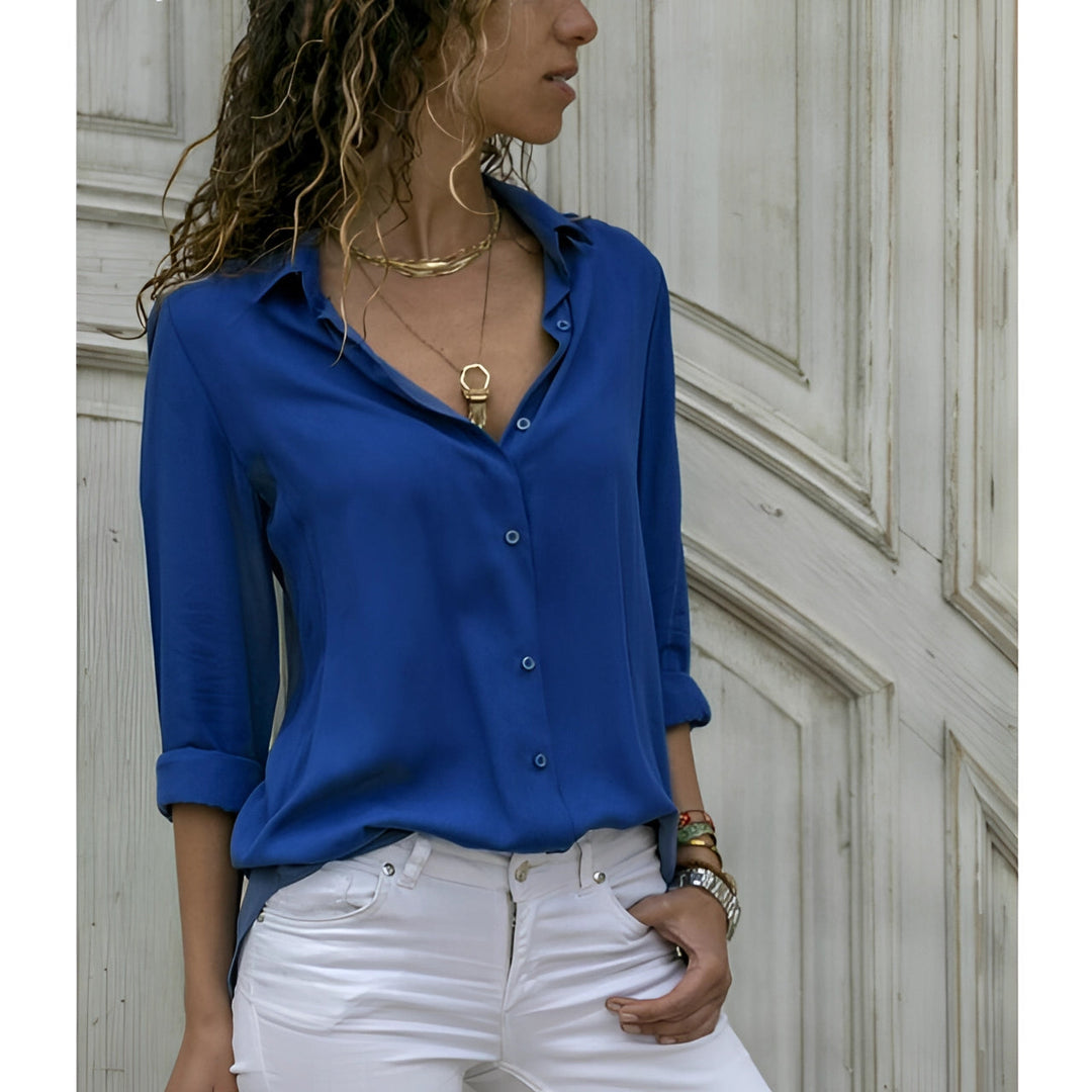 Delilah - Elegante camicia di seta per donne 8