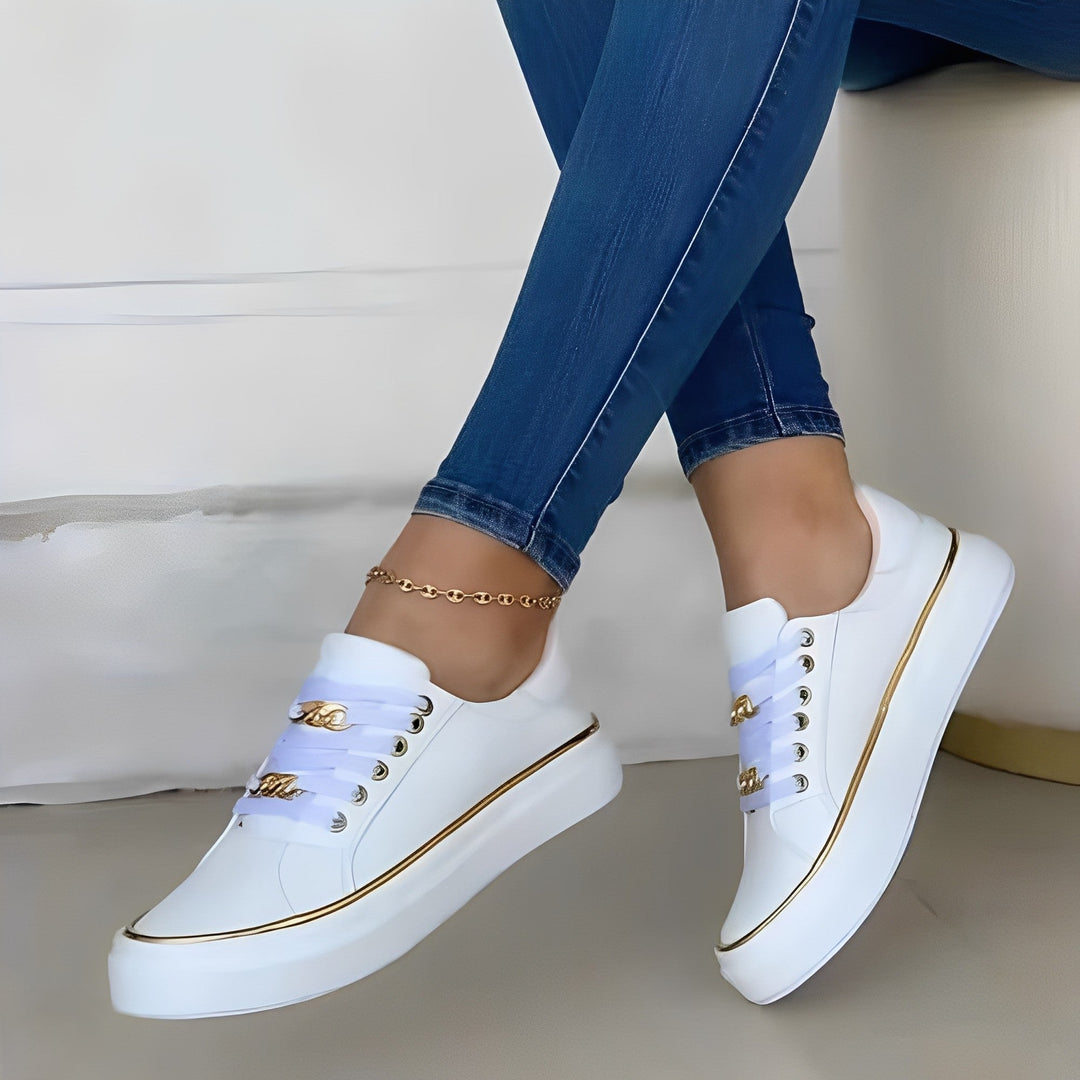 Deziree - Eleganti scarpe con plateau con catene per donne 0
