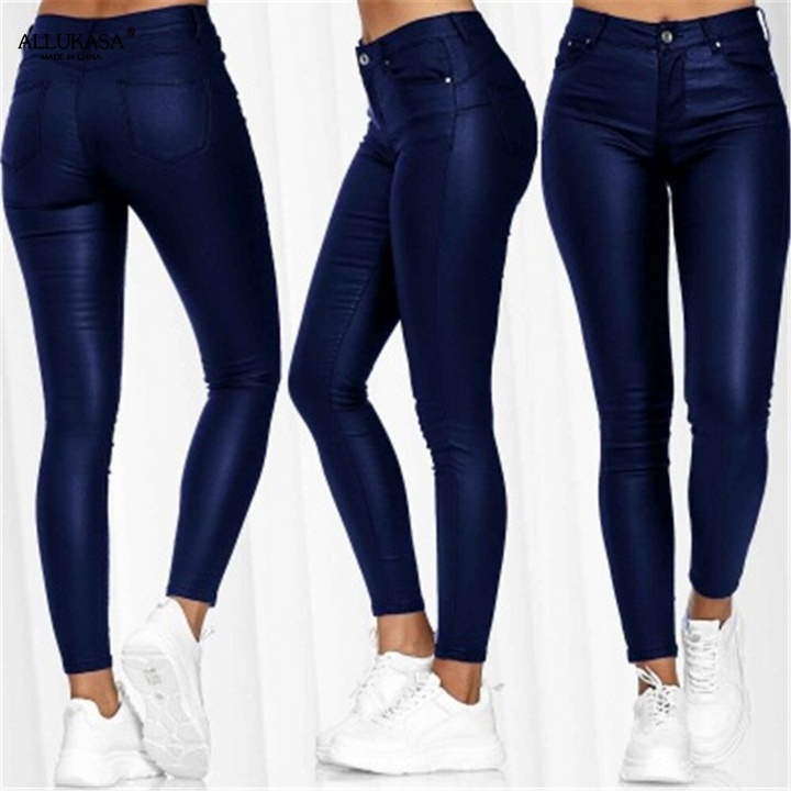 Dina – Pantaloni in pelle stretch 6