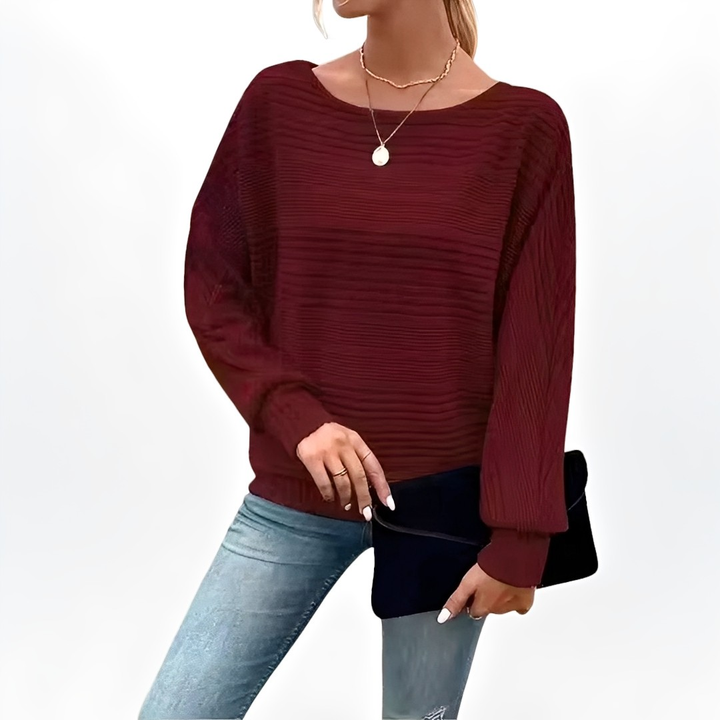 Eleanore - Maglione a righe casual e ampio per donne 3