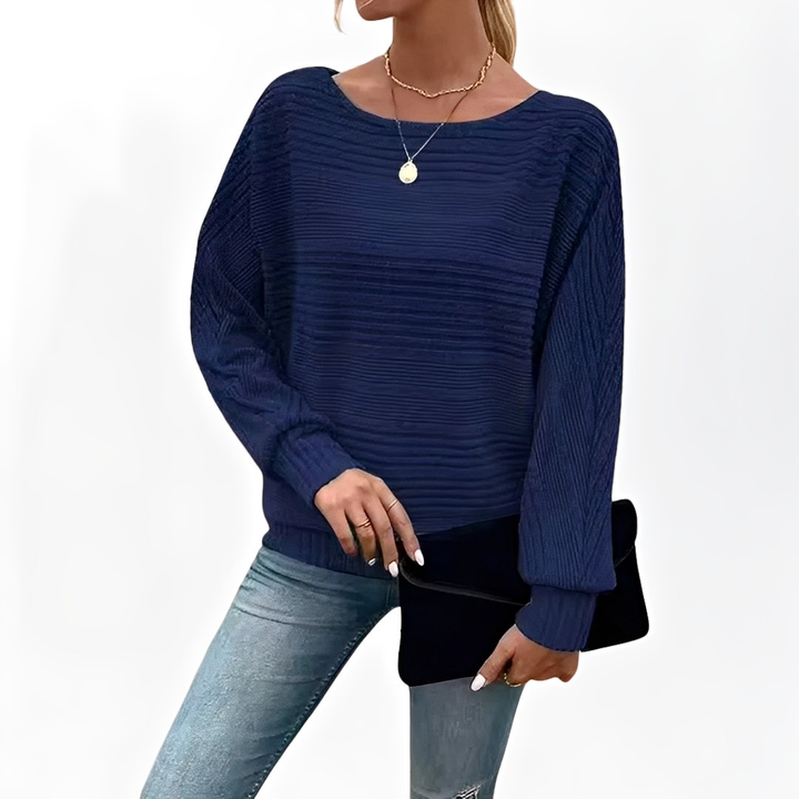Eleanore - Maglione a righe casual e ampio per donne 4