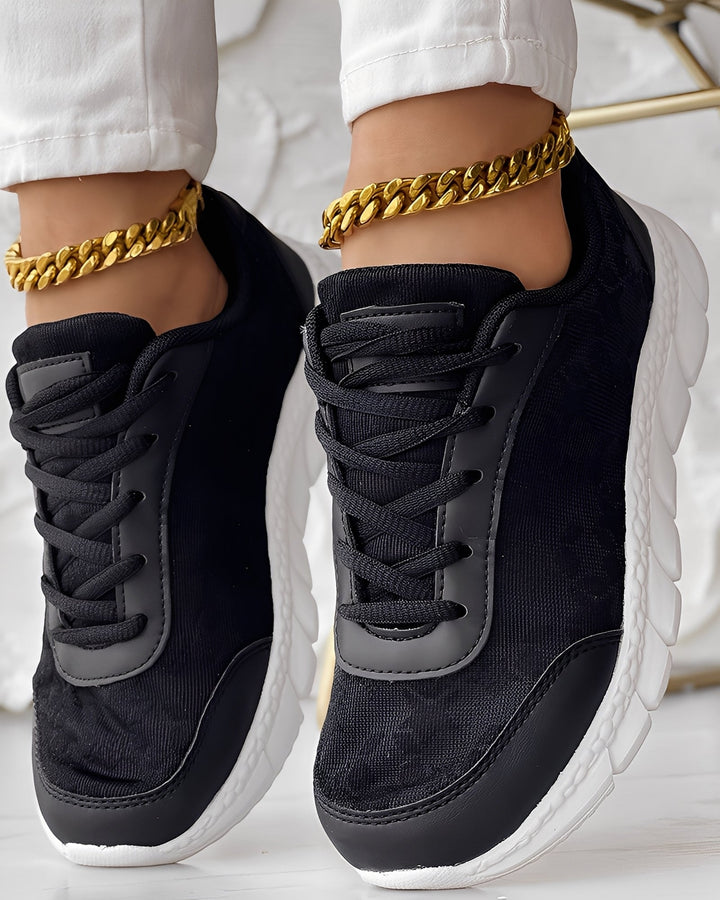 Elisabeth - Casual, traspiranti sneakers con motivo floreale per donne 3