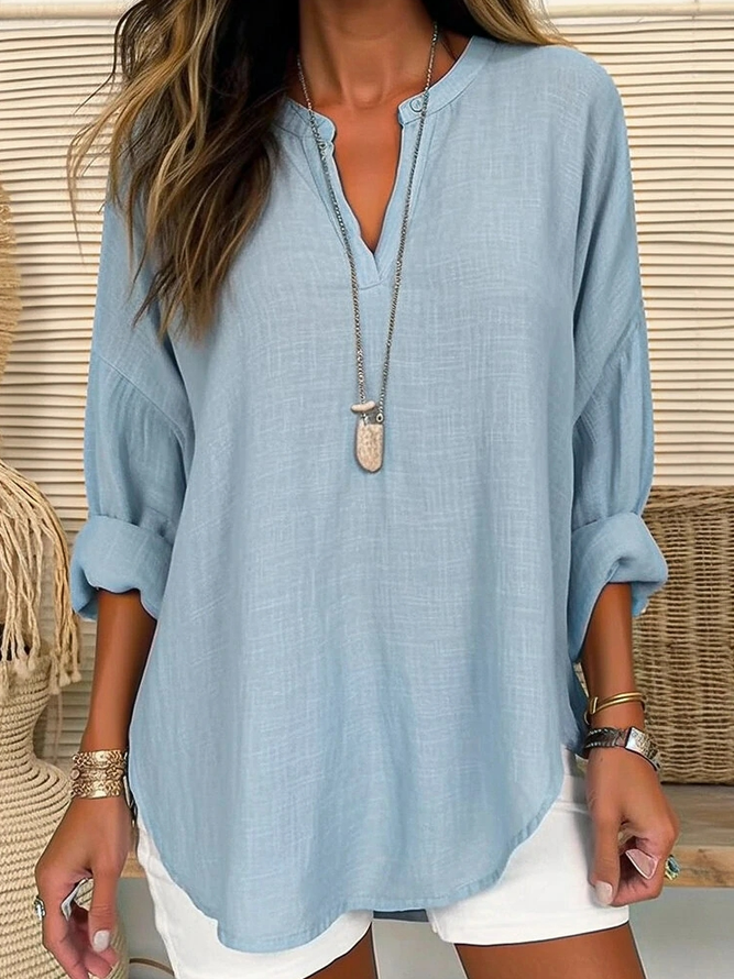 Eliza - Blusa Casual in Lino 0