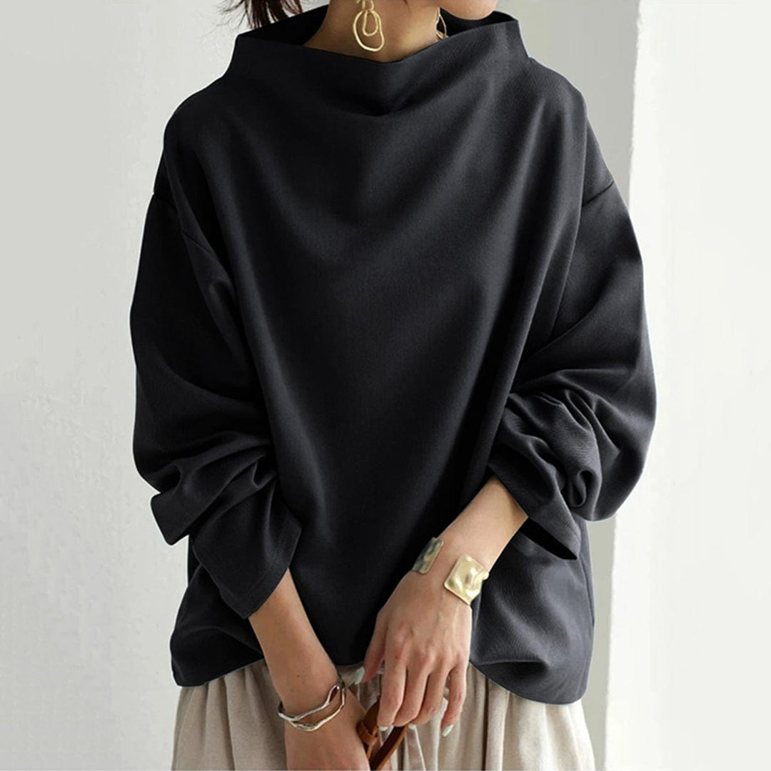 Elly | Top casual a collo alto 1