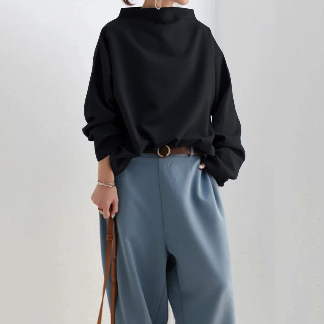 Elly | Top casual a collo alto 6