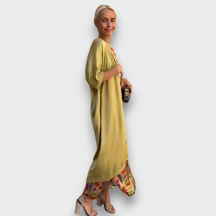 Elveria | Abito maxi con cardigan 8