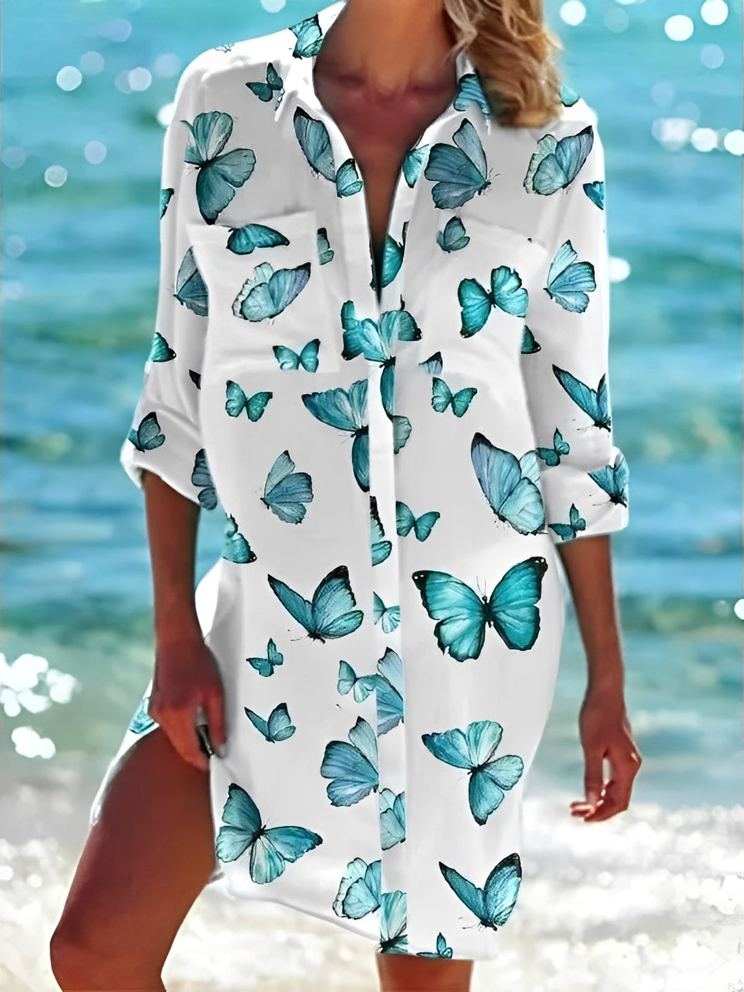 Emely - Abito camicia casual a taglio morbido per donne 0
