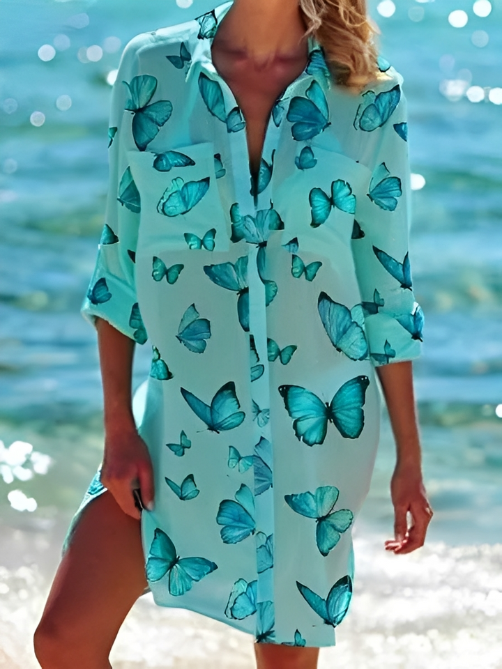 Emely - Abito camicia casual a taglio morbido per donne 2