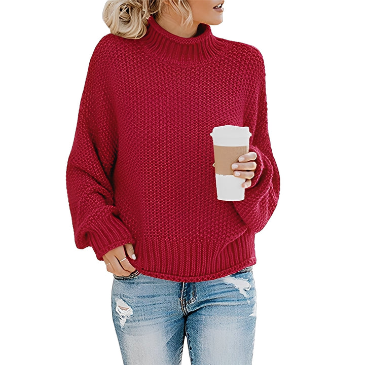 Evalyn - Maglione casual a collo alto per donne 5