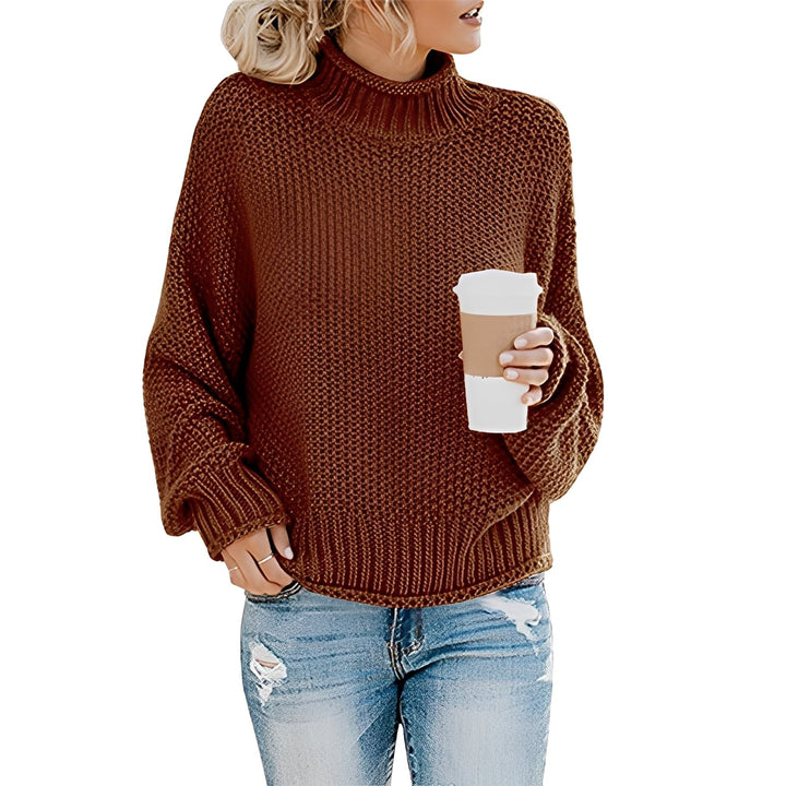 Evalyn - Maglione casual a collo alto per donne 6