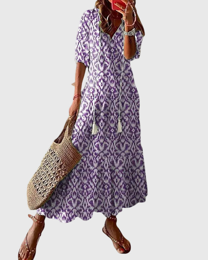 Fallon | Abito lungo estivo in stile boho vintage 2