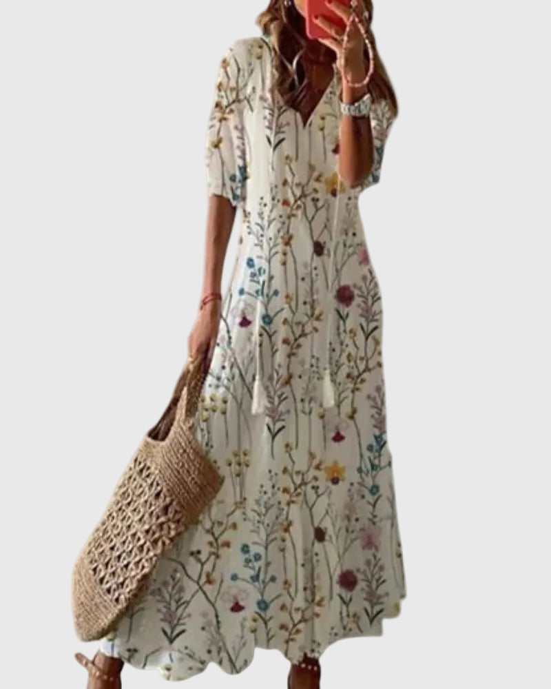 Fallon | Abito lungo estivo in stile boho vintage 5