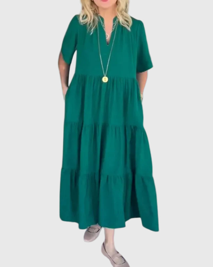 Faye | Elegante abito lungo 0