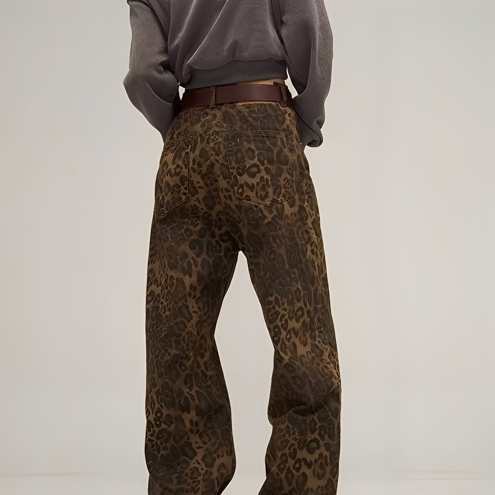 Felecia - Jeans baggy stampate eleganti per donne 1