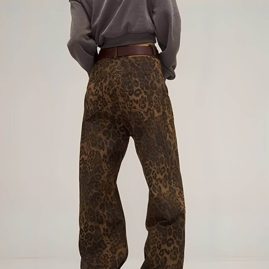 Felecia - Jeans baggy stampate eleganti per donne 1