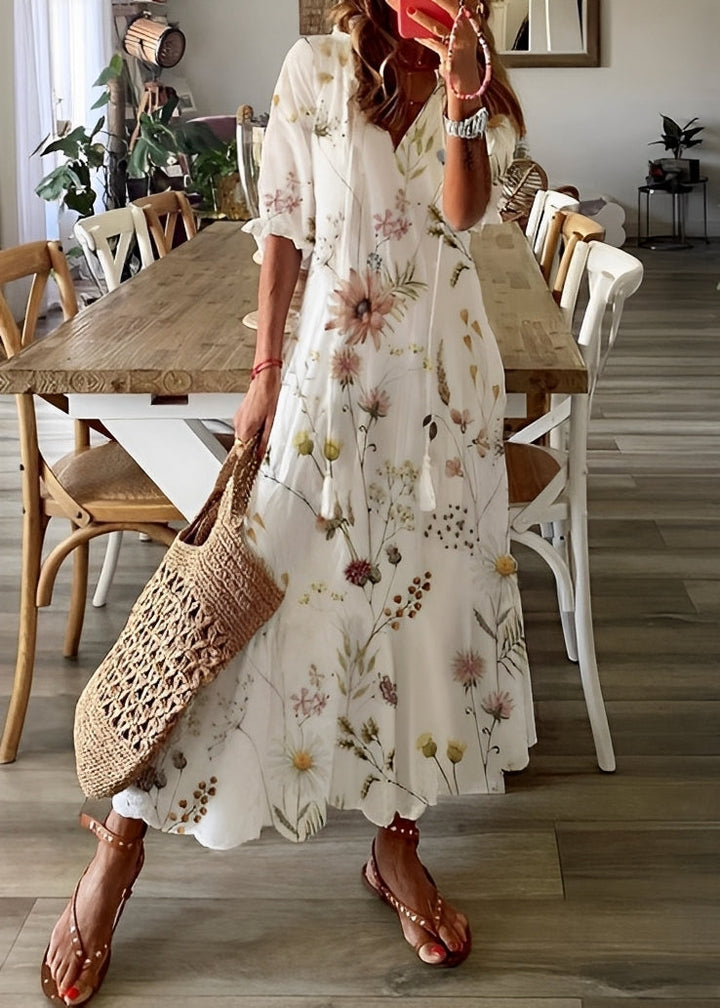 Georgina - Abito a linea con motivo floreale per donne 1