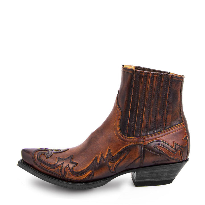 Geraldine - Stivali da Cowboy Retro in Pelle per Donne 0