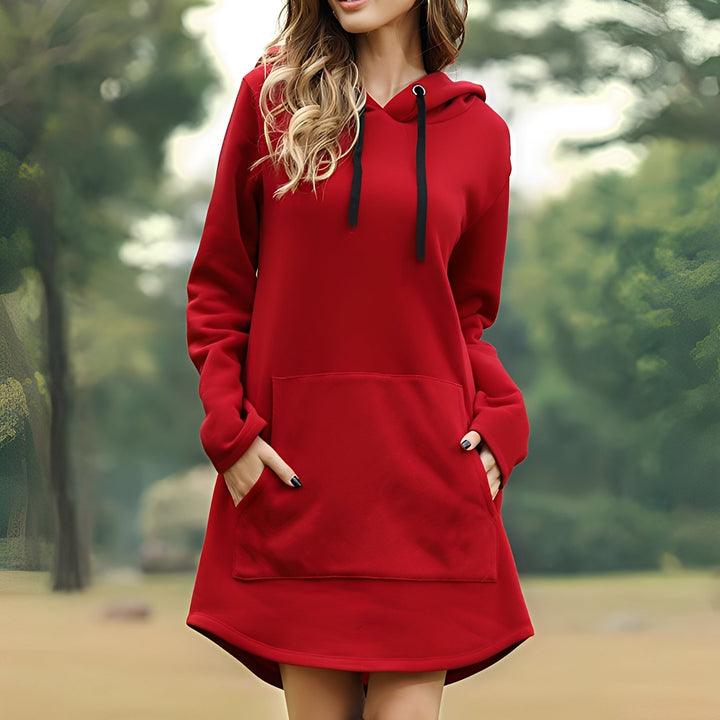 Glenna - Abito con cappuccio a maniche lunghe per donne 5