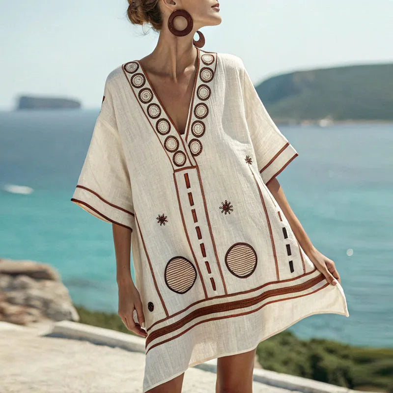 Gwen - Elegante e comodo abito da spiaggia per le giornate calde 0