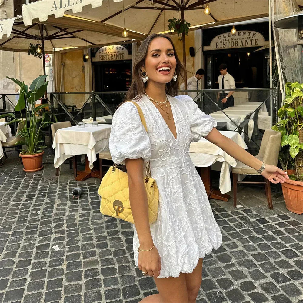 Gytha - Elegante abito bianco per donne 0