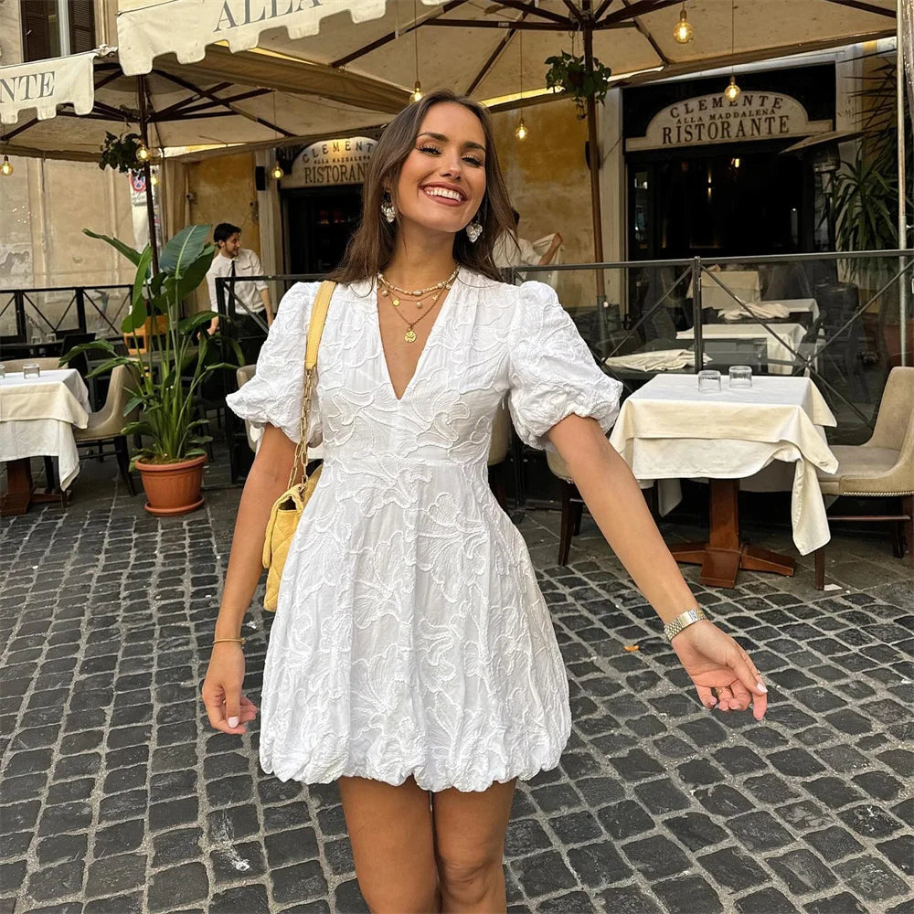Gytha - Elegante abito bianco per donne 2