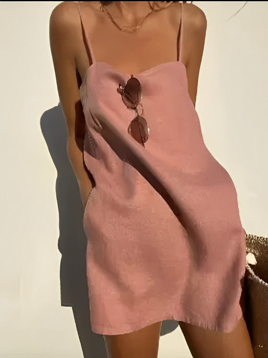 Hellen - Abito Mini Boho Senza Maniche per Donne 1