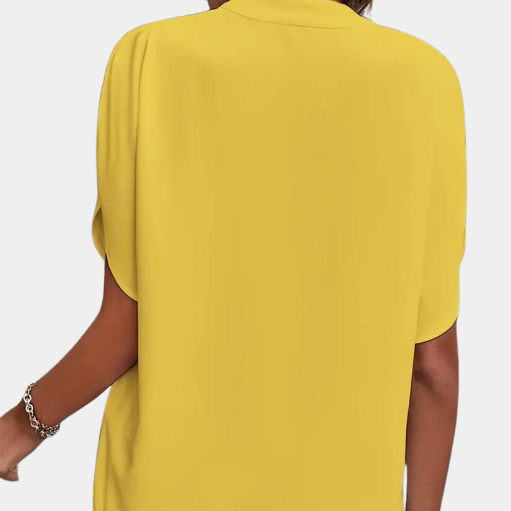Idril - Elegante Camicetta da Donna con Manica Corta 2