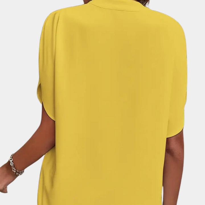 Idril - Elegante Camicetta da Donna con Manica Corta 2