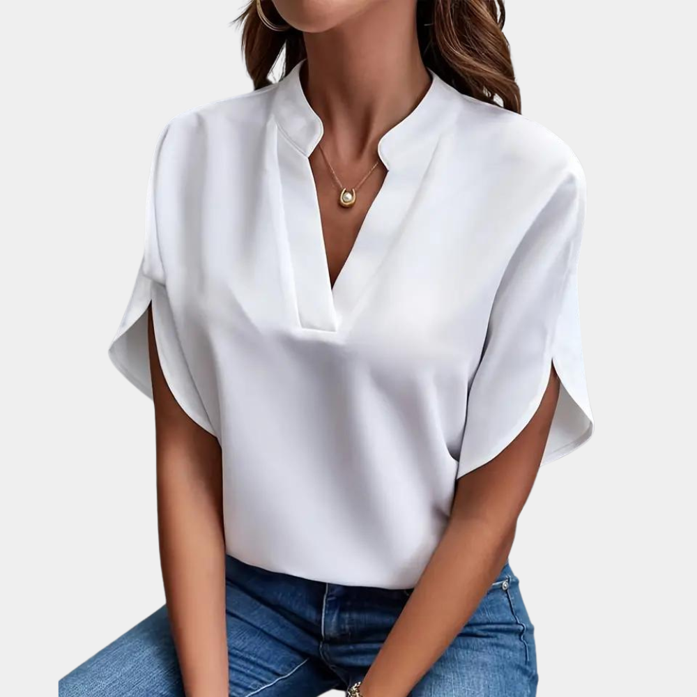 Idril - Elegante Camicetta da Donna con Manica Corta 4