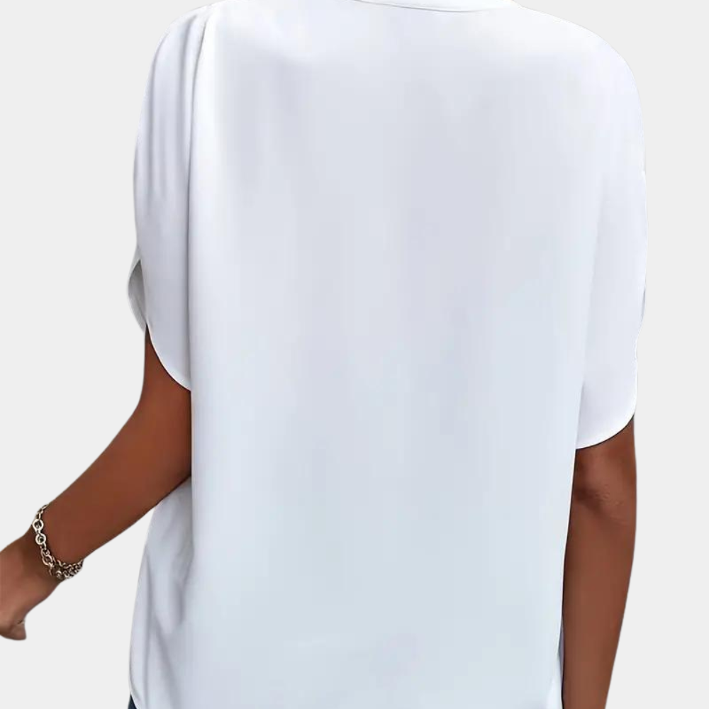 Idril - Elegante Camicetta da Donna con Manica Corta 5