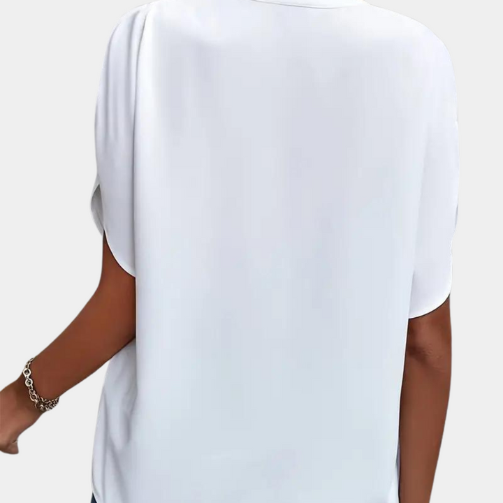 Idril - Elegante Camicetta da Donna con Manica Corta 5