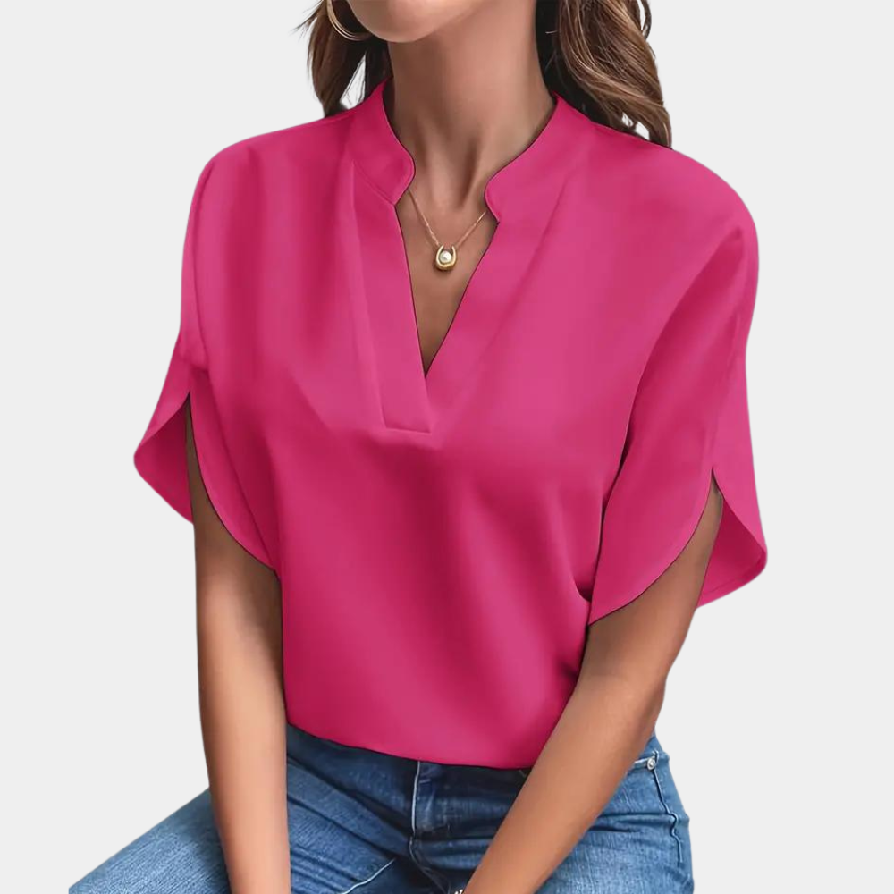 Idril - Elegante Camicetta da Donna con Manica Corta 6