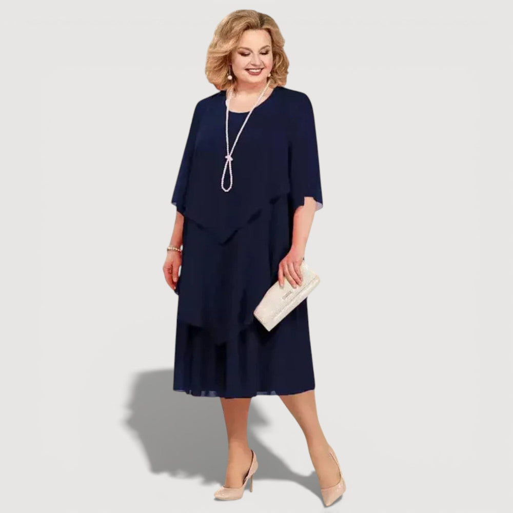 JENIFER – Abito Midi Elegante a Strati 1