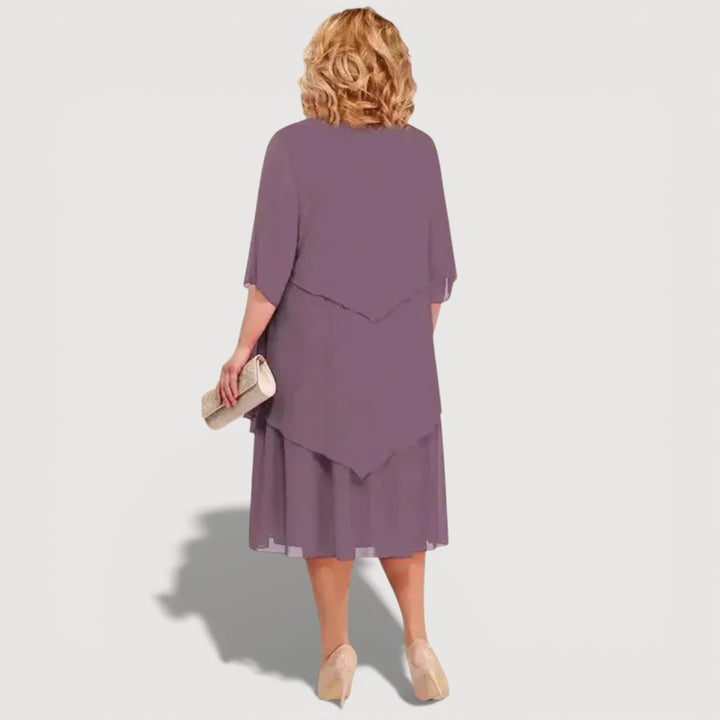 JENIFER – Abito Midi Elegante a Strati 4