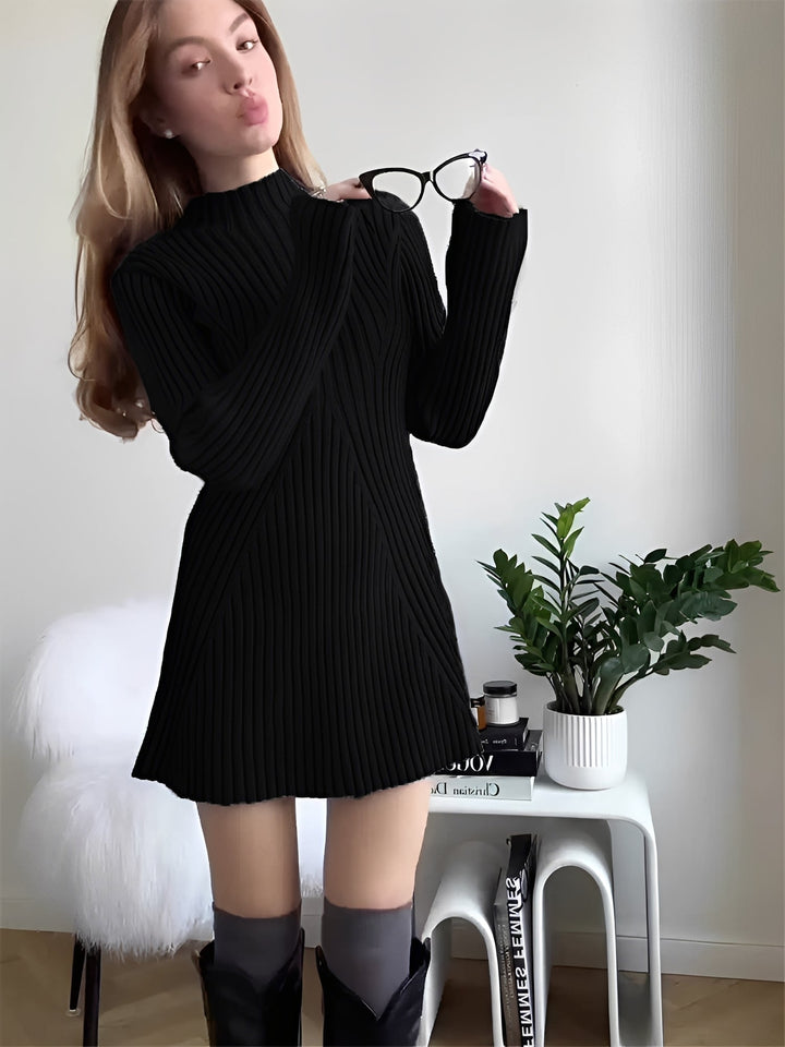 Jazmine - Elegante abito a maglia a maniche lunghe per donne 2