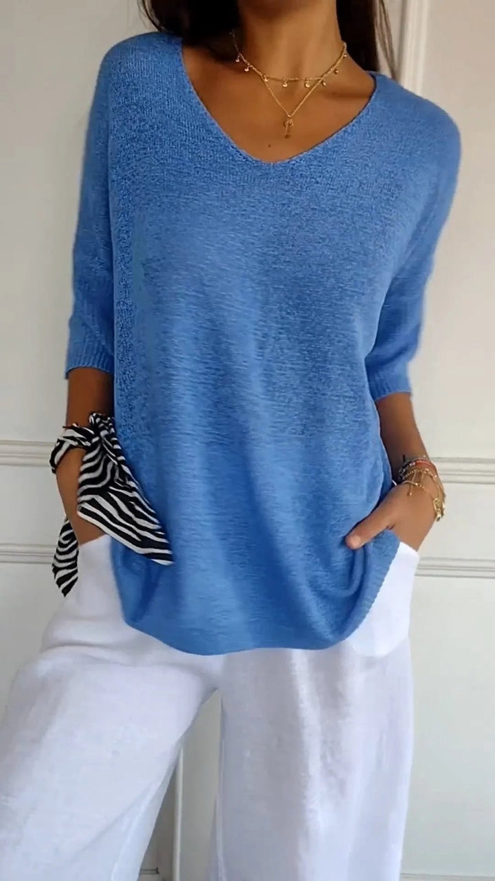 Jill | Top Intramontabile con Scollo a V 4