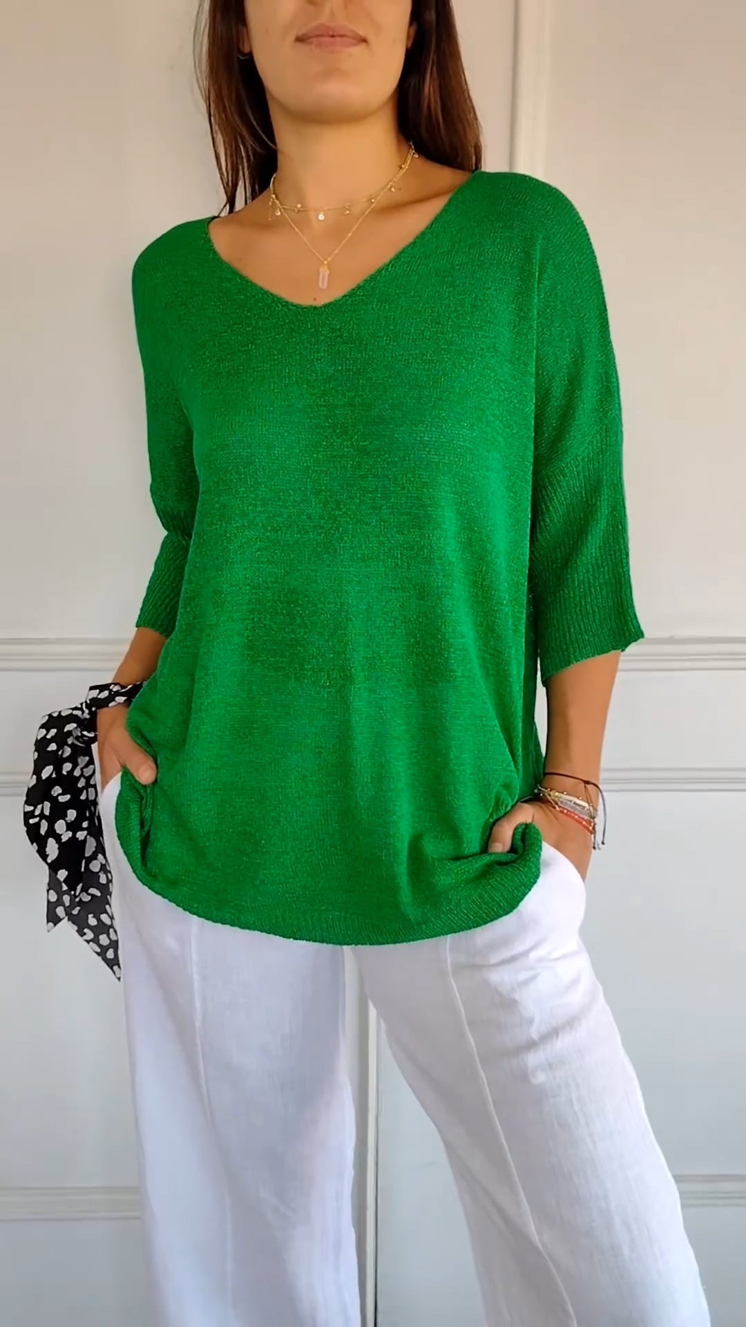 Jill | Top Intramontabile con Scollo a V 6