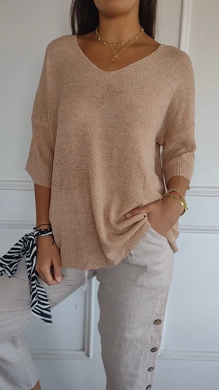 Jill | Top Intramontabile con Scollo a V 7